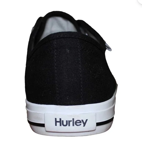 Hurley Women's CHLOE Black and White Casual Sneakers - Size 7 - Picture 4 of 11
